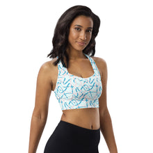 Load image into Gallery viewer, MODERN ART Longline sports bra
