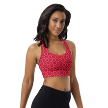 Load image into Gallery viewer, CIRCLES Longline sports bra
