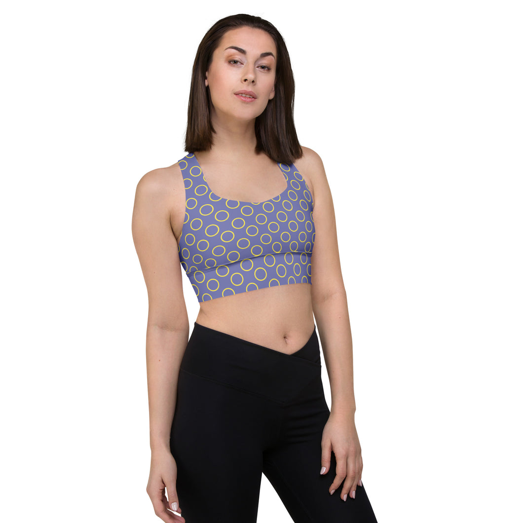 CIRCLES Longline sports bra