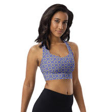 Load image into Gallery viewer, CIRCLES Longline sports bra
