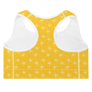 GOLD STARS Padded Sports Bra