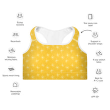 Load image into Gallery viewer, GOLD STARS Padded Sports Bra
