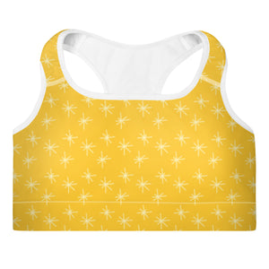 GOLD STARS Padded Sports Bra