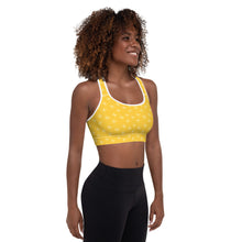 Load image into Gallery viewer, GOLD STARS Padded Sports Bra
