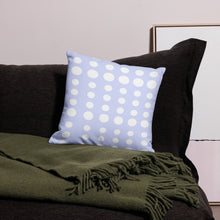 Load image into Gallery viewer, Periwinkle Dots Pillow
