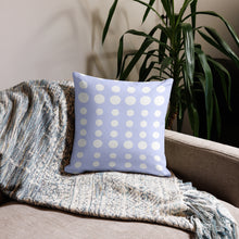 Load image into Gallery viewer, Periwinkle Dots Pillow
