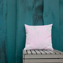 Load image into Gallery viewer, COASTAL Pink Floral Pillow
