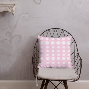 Pink Dots Pillow