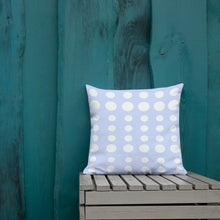Load image into Gallery viewer, Periwinkle Dots Pillow
