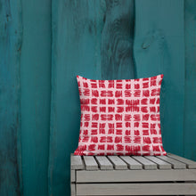 Load image into Gallery viewer, Love Letters Red Print Pillow
