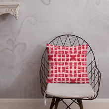Load image into Gallery viewer, Love Letters Red Print Pillow
