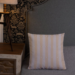 De Lis Grey Pillow