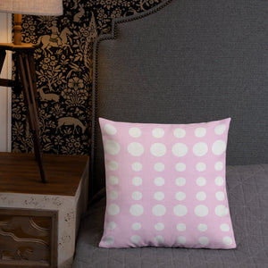 Pink Dots Pillow