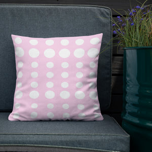 Pink Dots Pillow