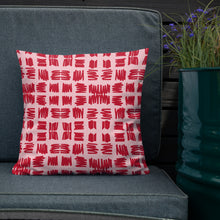 Load image into Gallery viewer, Love Letters Red Print Pillow
