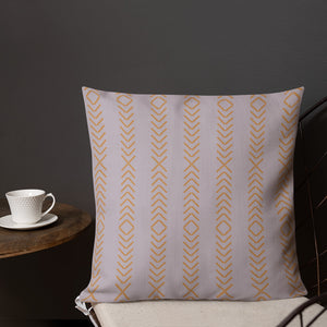 De Lis Grey Pillow