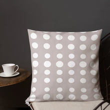 Load image into Gallery viewer, Taupe Dots Pillow
