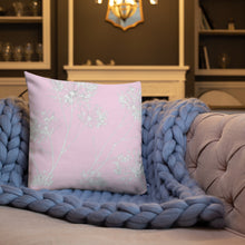 Load image into Gallery viewer, COASTAL Pink Floral Pillow
