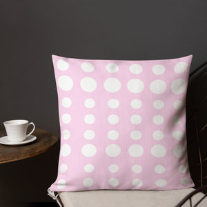 Pink Dots Pillow