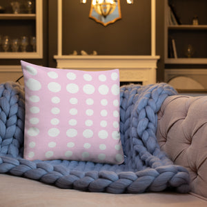 Pink Dots Pillow