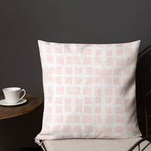 Load image into Gallery viewer, Love Letters Pink Print Pillow
