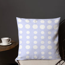 Load image into Gallery viewer, Periwinkle Dots Pillow
