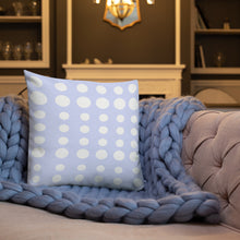 Load image into Gallery viewer, Periwinkle Dots Pillow
