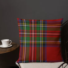 Load image into Gallery viewer, Red Tartan Pillow
