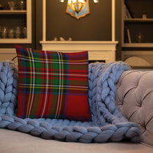 Load image into Gallery viewer, Red Tartan Pillow
