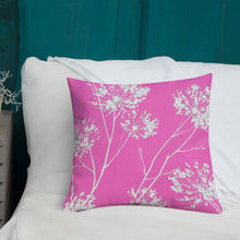 Load image into Gallery viewer, COASTAL High Pink Floral Pillow
