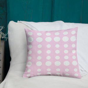 Pink Dots Pillow