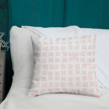 Load image into Gallery viewer, Love Letters Pink Print Pillow
