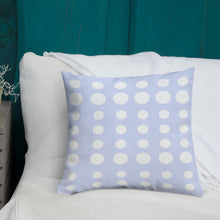 Load image into Gallery viewer, Periwinkle Dots Pillow
