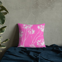 Load image into Gallery viewer, COASTAL High Pink Floral Pillow
