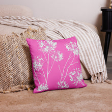 Load image into Gallery viewer, COASTAL High Pink Floral Pillow
