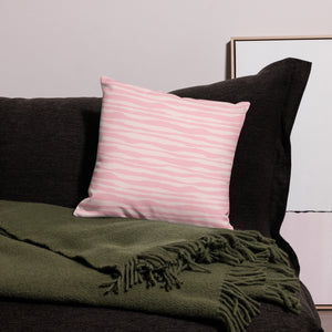 Paris Pink Geo Waves Pillow