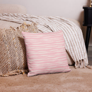 Paris Pink Geo Waves Pillow