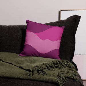 Modern Magenta Pillow