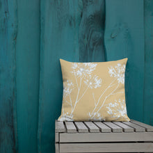 Load image into Gallery viewer, COASTAL Sand Floral Pillow
