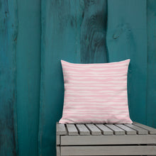 Load image into Gallery viewer, Paris Pink Geo Waves Pillow
