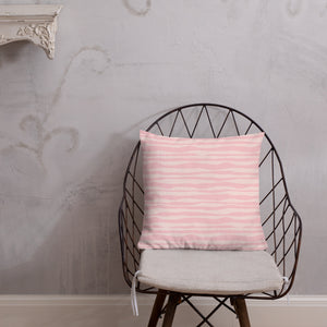 Paris Pink Geo Waves Pillow