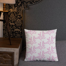 Load image into Gallery viewer, Festive Coral Pillow
