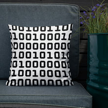 Load image into Gallery viewer, Code Black And White Modern Pillow
