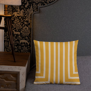 Gold Striped Lawrence Pillow