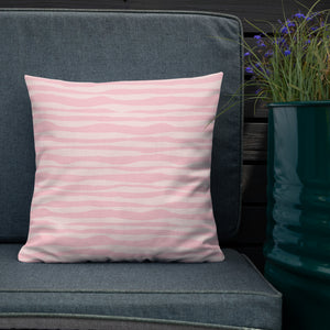 Paris Pink Geo Waves Pillow