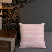 Load image into Gallery viewer, Paris Pink Geo Waves Pillow
