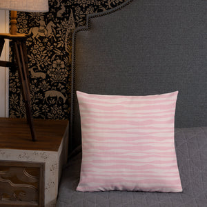 Paris Pink Geo Waves Pillow