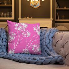 Load image into Gallery viewer, COASTAL High Pink Floral Pillow
