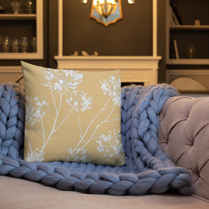 COASTAL Sand Floral Pillow