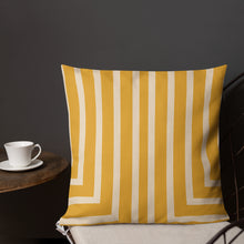 Load image into Gallery viewer, Gold Striped Lawrence Pillow
